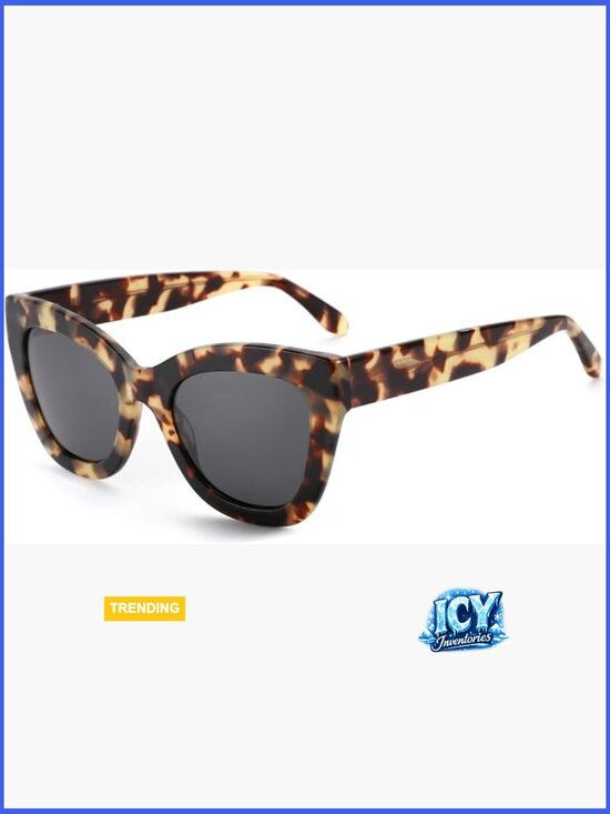Retro Cateye Sunglasses with UV400 Polarized Protection
